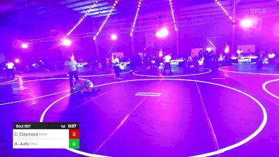 101 lbs 5th Place - Charlie Claymore, Matpac Wrestling ND vs Addison Judy, WWC Predators (Wrestling With Character)