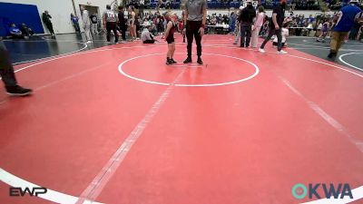 46 lbs Consi Of 16 #2 - Laith Adkins, Claremore Wrestling Club vs Benjamin Hodgson, Columbus Wrestling Club