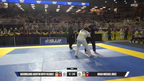 Uriah Michael Breiz vs Maximiliano Agustin Royg Vazquez 2025 Pan Kids Jiu-Jitsu IBJJF Championship