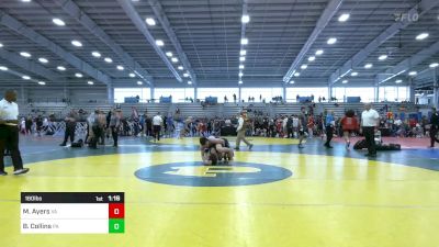 160 lbs Semifinal - Macon Ayers, VA vs Brady Collins, PA