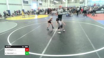 66 lbs Rr Rnd 1 - Asic Gallegos, New Mexico vs Kaden Wentzlof, Prescott