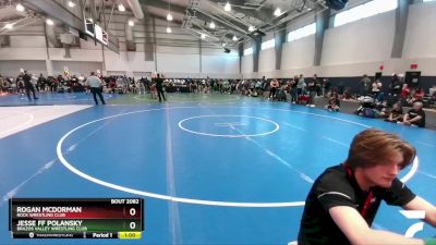 70 lbs Cons. Round 1 - Rogan McDorman, Rock Wrestling Club vs Jesse FF Polansky, Brazos Valley Wrestling Club