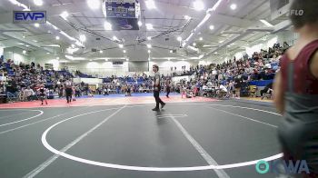 52 lbs Consolation - Elijah Kroll, Jenks Trojan Wrestling Club vs Thomas Sandlin, Vian Wrestling Club