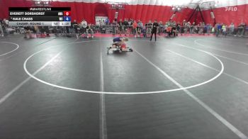 110 lbs Champ. Round 1 - Everett Dorshorst, Askren Wrestling Academy vs Kale Crass, Weigh-in Club