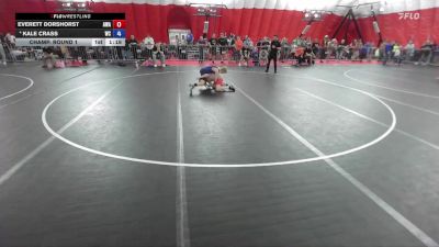 110 lbs Champ. Round 1 - Everett Dorshorst, Askren Wrestling Academy vs Kale Crass, Weigh-in Club