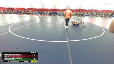 106 lbs Semis & Wb (16 Team) - Nathan Brethorst, WCAABE Knights vs Owen Dorshorst, Lodi