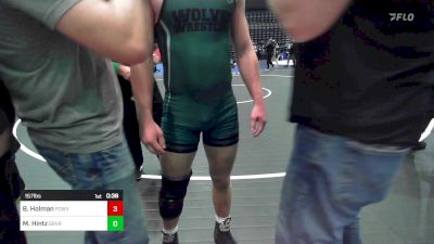 157 lbs Consi Of 8 #2 - Bailey Holman, Poway vs Maddux Hintz, Green River