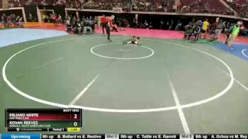 52 lbs Quarterfinal - Miliano White, Rise Wrestling vs Kovan Reeves, Randall Youth Wrestling Club