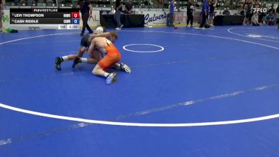 126 lbs Cons. Sub-semis - Levi Thompson, Big Game Wrestling Club vs Cash Riddle, Caveman Wrestling