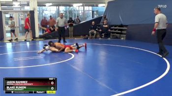 133 lbs Cons. Round 2 - Blake Runion, Corban University vs Jason Ramirez, Arizona Christian University