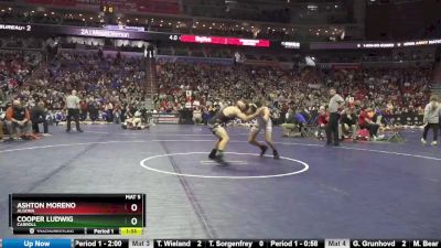 2A-145 lbs Champ. Round 1 - Ashton Moreno, Algona vs Cooper Ludwig, Carroll