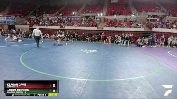 215 lbs 2nd Wrestleback And Semi-finals(16 Team) - Jaxon Johnson, Amarillo Tascosa vs Keagan Davis, Lubbock