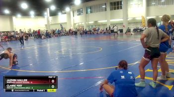 110 lbs Semis & Wb (16 Team) - Jazmin Haller, Nebraska Widow Makers vs Claire May, Indiana Smackdown Girls