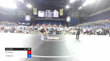 170 lbs Quarters - Gavin Craner, Michigan vs Carter Brown, Missouri