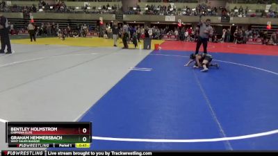 90 lbs Quarterfinal - Bentley Holmstrom, Chippewa Elite vs Graham Hemmersbach, West Salem Bangor