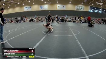 68 lbs Round 3 (6 Team) - Lincoln Brower, Mat Assassins Black vs Easton Ginn, CP Wrestling Academy
