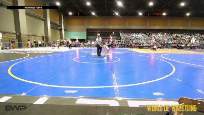 52 lbs Consolation - Kristian Alvarado, Kalispell Wrestling Club vs Damian Espinosa, Steel Valley Renegades