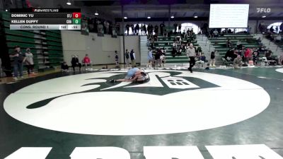 132 lbs Cons. Round 1 - Kellen Duffy, Christian Brothers Academy vs Dominic Yu, St. John`s College