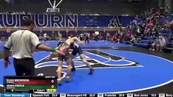 145 lbs Cons. Round 2 - Elias Browning, Central vs Noah Pierce, Baker HS