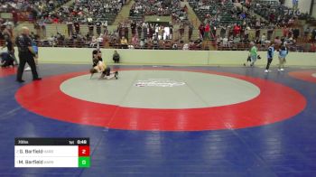 70 lbs Rr Rnd 2 - Garrett Barfield, Harris County Wrestling Club vs Matthew Barfield, Harris County Wrestling Club