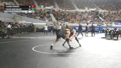 167-D4 Cons. Semi - Jacob Wiechmann, Arizona Lutheran Academy vs Xavier Urquiza, Bagdad High School