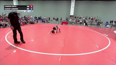 120 lbs Camron Smith, Pennsylvaniia Red vs August Lubinski, Wisconsin Blue