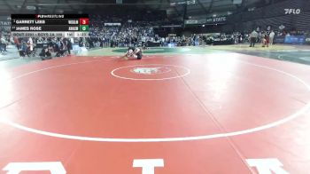 Boys 2A 190 lbs Champ. Round 2 - Garrett Lees, Washougal vs James Rose, Anacortes
