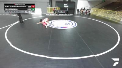 Semis - Rosa Suarez-Rodriguez, Righetti High School Wrestling vs Toni Escareno, Merced High School Wrestling