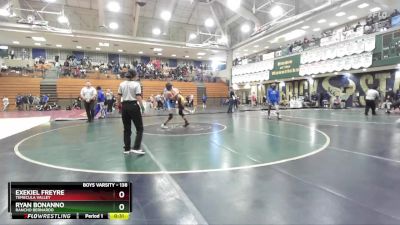 138 lbs Semifinal - Exekiel Freyre, Temecula Valley vs Ryan Bonanno, Rancho Bernardo