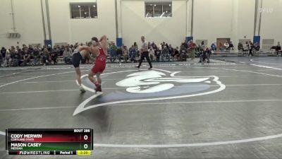 133 lbs 1st Place Match - Cody Merwin, Cortland State vs Mason Casey, Messiah