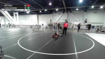 54 lbs Final - Mika Abeel, Team Aggression vs Alaina Saavedra, Top Rank Hammers