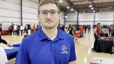 Bryan Vutianitis of Presbyterian College is excited to be in the vangaurd of new southern wrestling programs