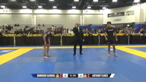 Anthony Flores vs Shinnosuke Kajiwara 2024 World IBJJF Jiu-Jitsu No-Gi Championship