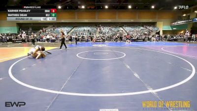 108 lbs Round Of 32 - Karver Peasley, Omak Wrecking Crew Wrestling vs Mathieu Dean, Relentless Wrestling