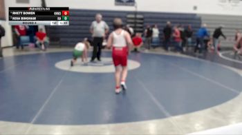 105 lbs Round 4 - Koia Bingham, Idaho vs Rhett Bowen, Oakley Hornets Wrestling Club Inc.