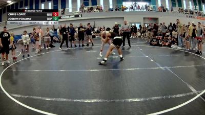 155 lbs Finals (8 Team) - Joseph Foalima, Florida Scorpions vs Chris Lopez, KONG MS
