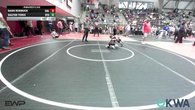 70 lbs Rr Rnd 5 - Dash Roebuck, Coalgate Wildcat Wrestling Club vs Salyer Torix, Sperry Wrestling Club
