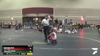 67 lbs Semifinal - Keithen Rice, Unattached vs William Craig, Untouchables