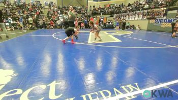 66 lbs Quarterfinal - Finley Cook, D3 Wrestling Cluib vs Marley Cummings, Piedmont