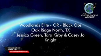 Woodlands Elite - OR - Black Ops [2025 L6 Senior Small Coed Finals] 2025 The Cheerleading Worlds