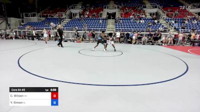 144 lbs Cons 64 #2 - Christian Wilson, OH vs Yanik Simon, AL