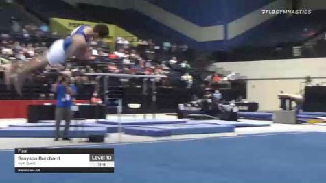 Grayson Burchard - Floor, Gym Quest - 2021 USA Gymnastics Development Program National Championships