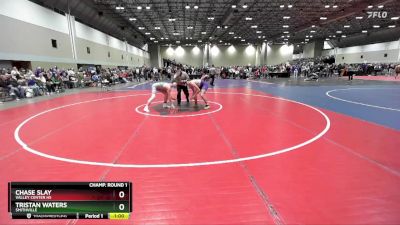 150C Champ. Round 1 - Chase Slay, Valley Center HS vs Tristan Waters, Smithville