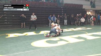 120 lbs Consi Of 8 #2 - Logan Alf, TL Hanna vs Luke Hudson, Clover