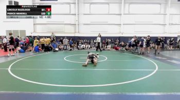 85 lbs Quarterfinal - Lincoln Nazelrod, WV Lunatics-MS vs Pierce Mendell, Carrollton Warrior-MS