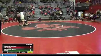 152 lbs Semifinal - Brennan Amos, Newton vs Gavin Wiseman, Fort Madison