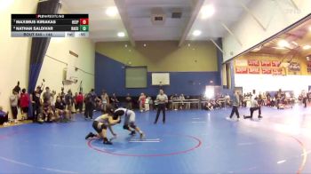 144 lbs Cons. Round 5 - Maximus Kiriakas, Hesperia vs Nathan Saldivar, Rancho Cucamonga