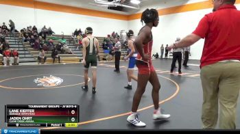 JV Boys-6 lbs Round 3 - Lane Kieffer, Dubuque Hempstead vs Jaden Ohrt, Clear Creek-Amana