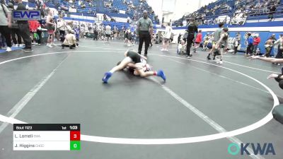 76 lbs Rr Rnd 2 - Lukas Lomeli, Shelton Wrestling Academy vs Jaxon Higgins, Choctaw Ironman Youth Wrestling