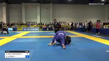 DANIEL NEIL ACKERMAN vs DANIEL H PENG 2021 American National IBJJF Jiu-Jitsu Championship